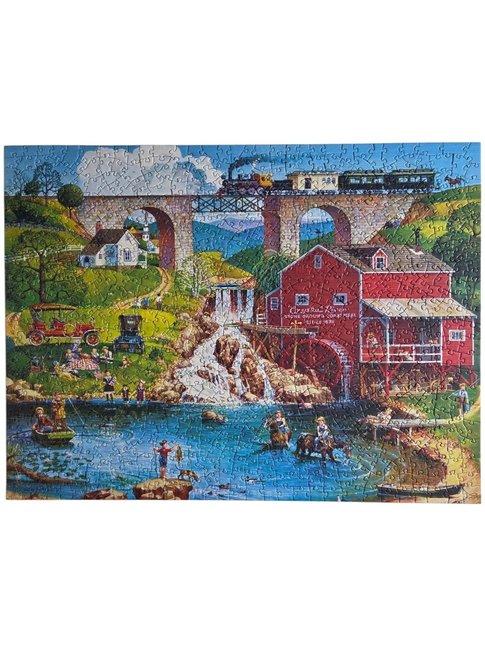 Homegrown "Labor Day 1909" 750 Piece Jigsaw Puzzle - Picture 3 of 4